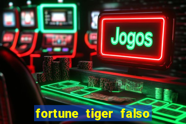 fortune tiger falso para brincar